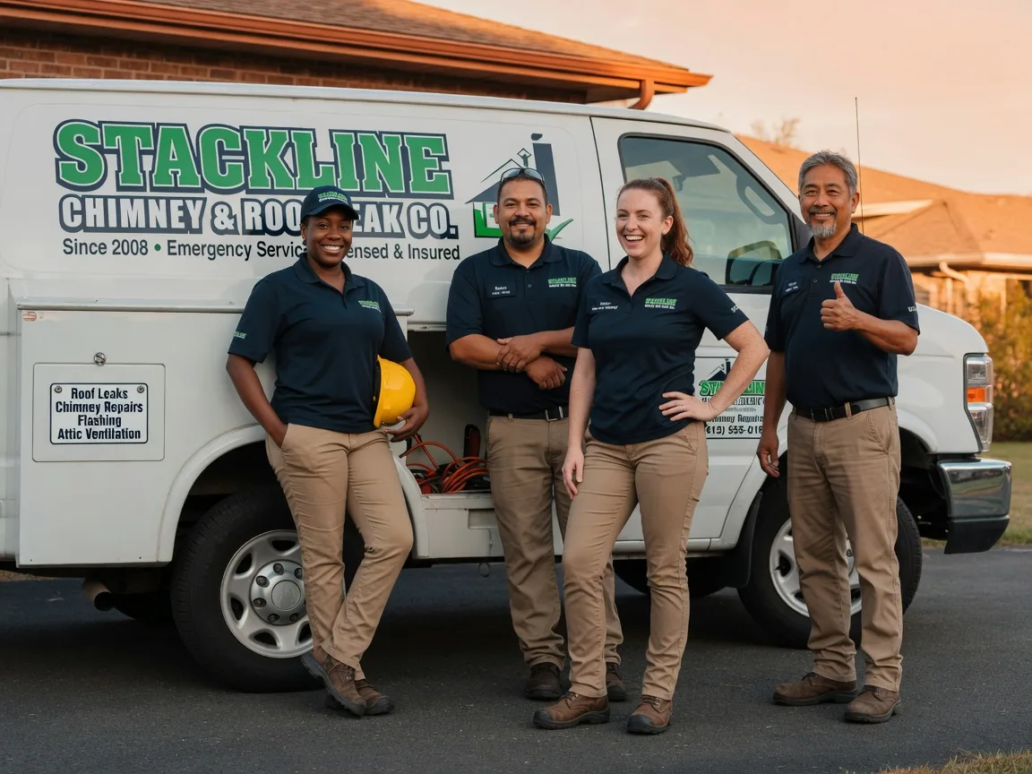 Chimney flashing repair company in Pentress, WV